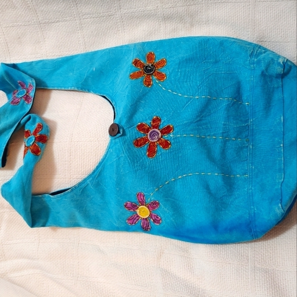Cotton Bag Boho Crossbody Washable Hippie Bag